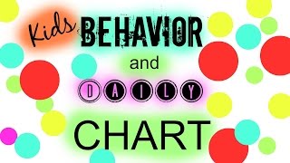 MOMMYHOOD | BEHAVIOR/SUCCESS CHART