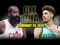 Cleveland Cavaliers Vs Charlotte Hornets Full Game Highlights February 20 2026 NBA Season