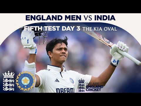Jaiswal Hits A Century As England Chase | Highlights - England v India Day 3 | Rothesay Test 2025