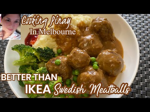 BETTER THAN IKEA SWEDISH MEATBALLS | SWEDISH MEATBALLS | Cooking Pinay