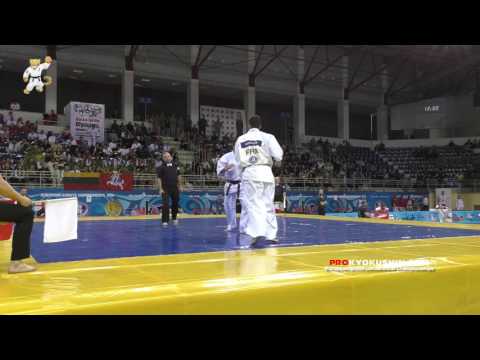 WKO EC 2016, 1/8 -85 Giorgi Gulisashvili (Georgia, aka) - Thierry Nebleza (France)