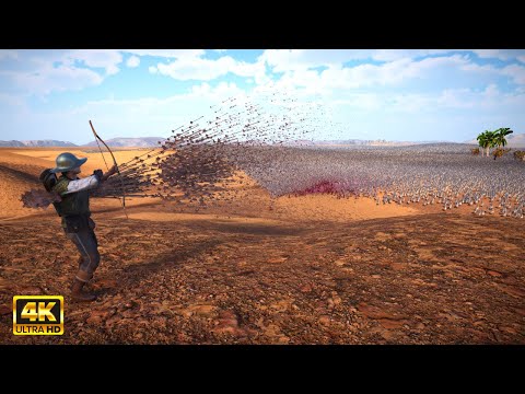 FULL AUTO ARCHER (6.000.000 RPM Full-Auto) vs 1 MILLION KNIGHTS - Ultimate Epic Battle Simulator 2