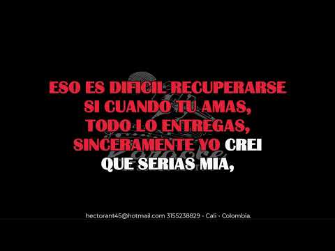 EL DOLOR DE TU ABANDONO   LUIS A POSADA Y FRANK TONY   KARAOKE DEMO   2023  212  A DUO CON COROS