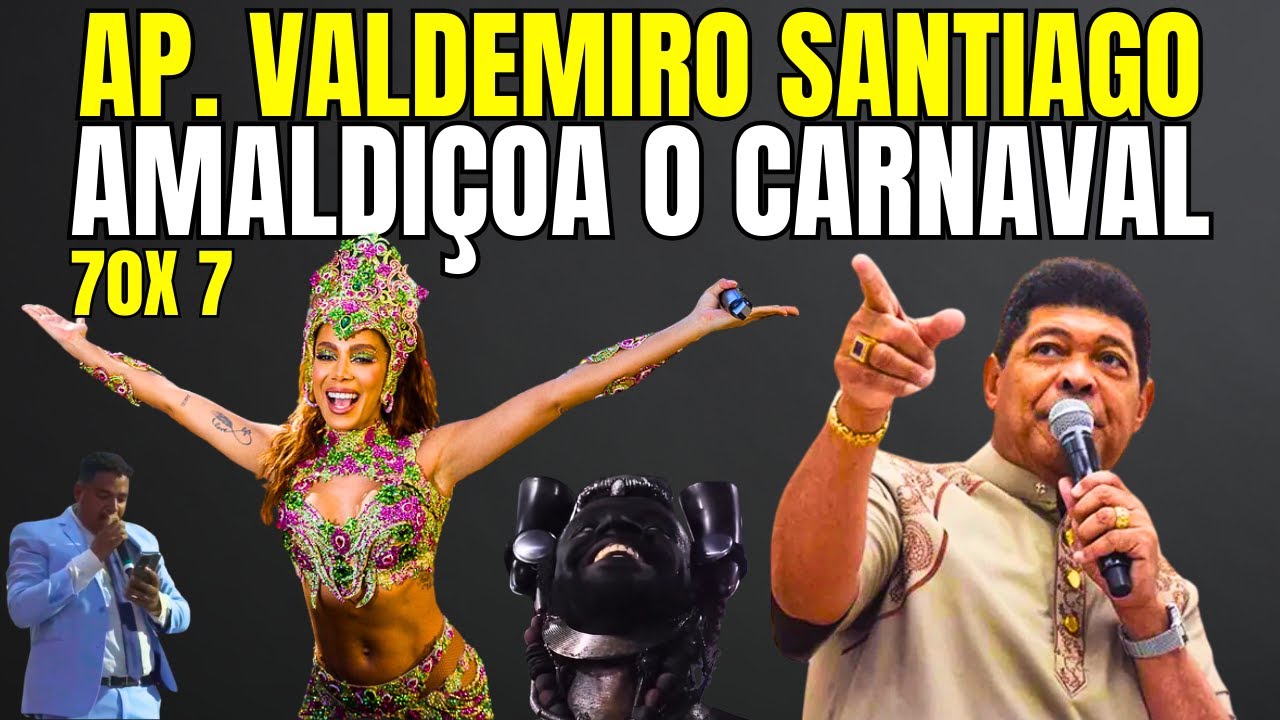URGENTE! VALDEMIRO SANTIAGO AMALDIÇOA O CARNAVAL AO VIVO E ALGO MISTERIOSO ACONTECEU NA IGREJA