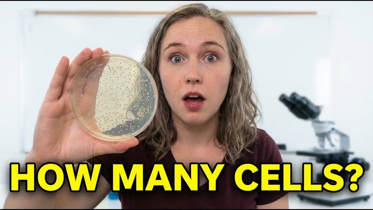 How to Calculate E. Coli Cells in a Petri Dish | AP Bio Lesson