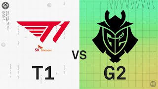 MSI 2022 - Demi-finale 2 - T1 vs G2