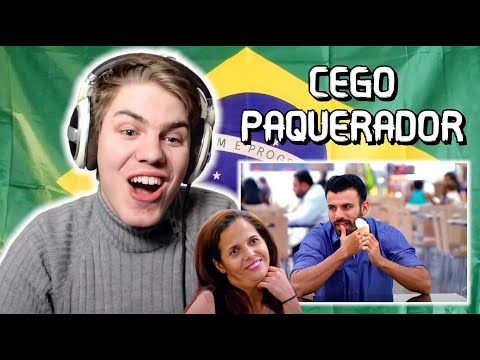 Gringo Reagindo A Cego Paquerador PEGADINHA SILVIO SANTOS
