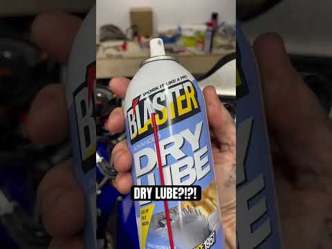 DRY LUBE! Would you do it?!?! #dirtbikes #maintenance #twostroke