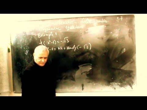 Lesson number 57   -trigonometric equation for tangent function