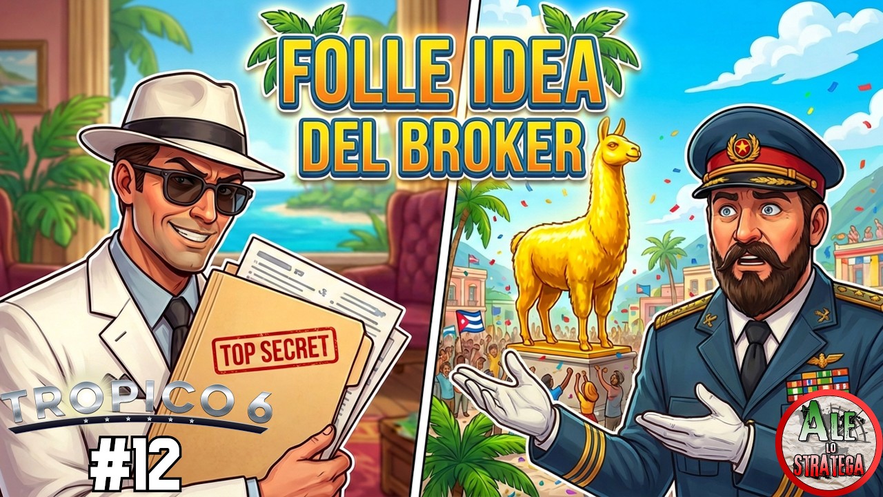 CONTINUANO LE FOLLI IDEE DEL BROKER || TROPICO 6 gameplay ITA || IL LAMA DI WALL STREET #12