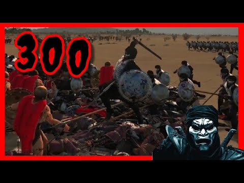 🔻300 Spartans VS 2240 Persians | Rome 2 Total War Fights