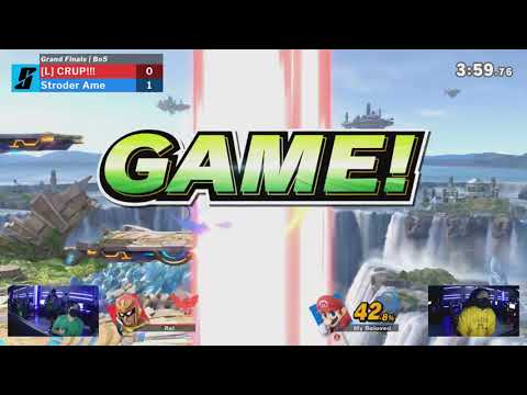 PURE Smash #19 Grand Finals - CaptainCURP!!! (Captain Falcon) vs. Stroder Ame (Mario)