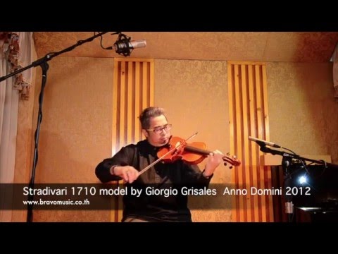 Stradivari 1710 model by Giorgio Grisales  Anno Domini 2012
