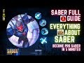 SABER FULL GUIDE ️ EVERYTHING ABOUT SABER TO BECOME PRO SABER PLAYER IN MOBILE LEGENDS BANG BANG