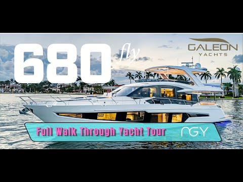 2020 Galeon 680 Fly Video