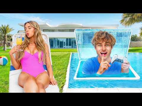 ¡Construí 4 HABITACIONES SECRETAS de UN SOLO COLOR!