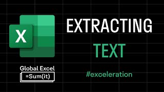 The modern ways to extract text in Excel