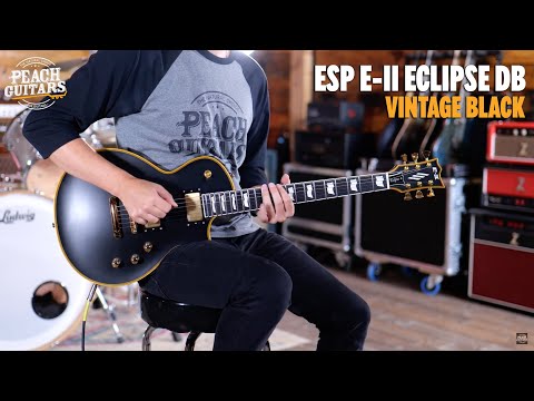 No Talking...Just Tones | ESP E-II Eclipse DB | Vintage Black
