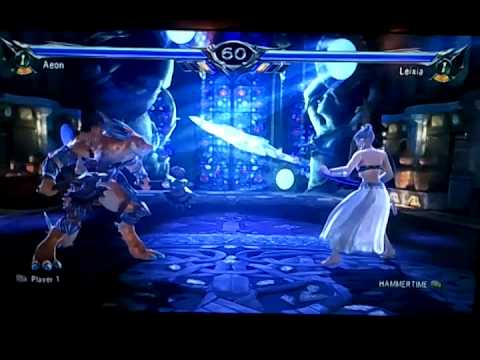 Soul Calibur 5 Sword Lord (Leixia) vs Reptile (Aeon)