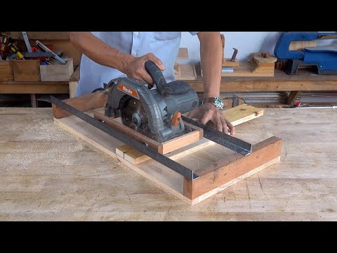 Best DIY Circular Saw Guide Rail Woodworking Ideas