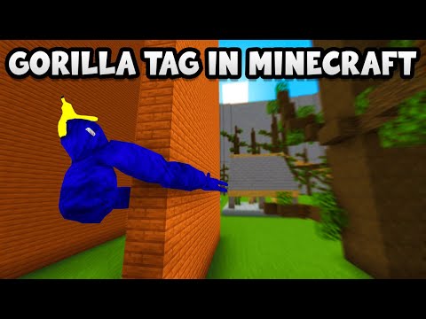 Gorilla Tag in Minecraft with WORKING MECHANICS