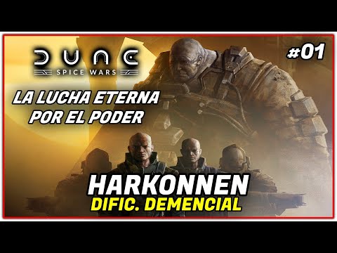 DUNE Spice Wars Campaña HARKONNEN#01 "La Bestia saquea aldeas" / Juego RTS 4X. Gameplay en Español