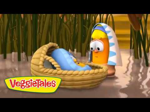 God's Plan for Baby Moses 🌊 Babysitter in Denile | VeggieTales Bible Story - Kids TV Series, Kingdom Kids Zone - VeggieTales Official