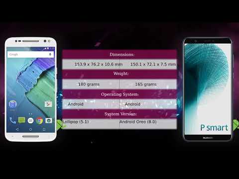Motorola X Style vs Huawei P Smart - Phone comparison