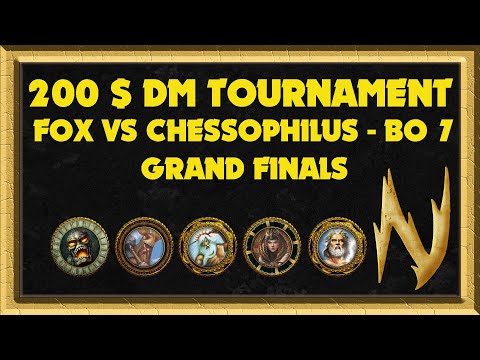 Age of Mythology - 200$ Deathmatch Tournament Grand Finals (Jan 2020) - Chessophilus vs Fox Bo7