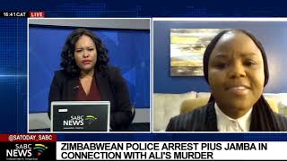 Zimbabwe police arrest Pius Jamba, in connection with the murder of Moreblessing Ali