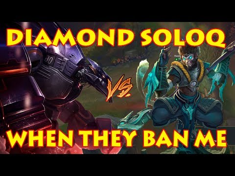 MALPHITE VS WUKONG - DIAMOND SOLOQ: HUMAN TAKES ROCK AND SMASHES ALREADY CRIPPLED MONKEY [BRUTAL]