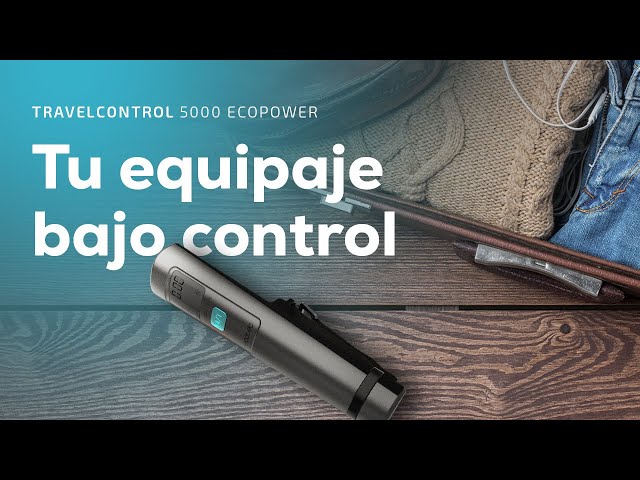Bascule de bagages Cecotec TravelControl 5000 EcoPower dynamo 50 kg noire video