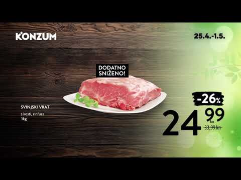 Konzum katalog svježa ponuda 25.4. – 1.5.