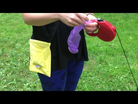 Dog Poop Bag Carrier - An Easy Solution To Walking With Dog Waste by Coddled Canine