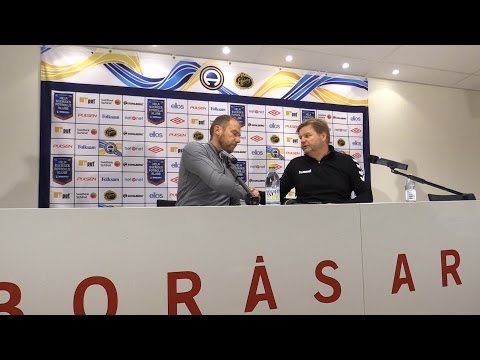 Svenska Cupen: IF Elfsborg - Kalmar FF 0-1. Presskonferensen.