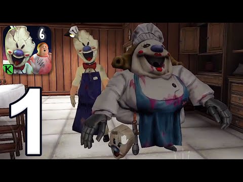 Ice Scream 6: Friends - Gameplay Walkthrough Part 1 - Tutorial: Charlie and Ending (iOS, Android)