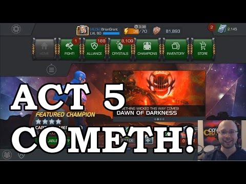 Act 5 Rewards and Nodes | Marvel Contest of Champions
