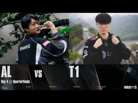AL vs T1 | WORLDS 2025 | Quarterfinals | Game 3 | Anyone's Legends vs T1