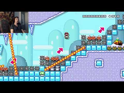 SMM2- Fire and Ice Speedrun (20s)