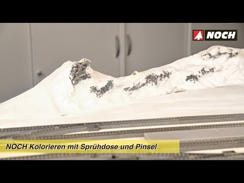 NOCH Modellbau: Kolorieren mit Landschaftsbau-Farben