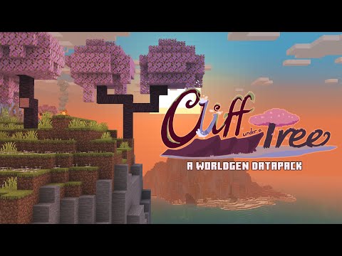 Cliff under a Tree - Minecraft Worldgen Datapack (Trailer)