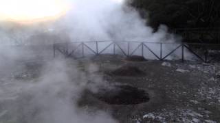 preview picture of video 'Furnas   Azores   Volcanic Cooking Holes'