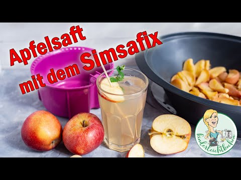 Apple juice in the Simsafix juicer module for the Thermomix TM31, TM5, TM6 &TM friend