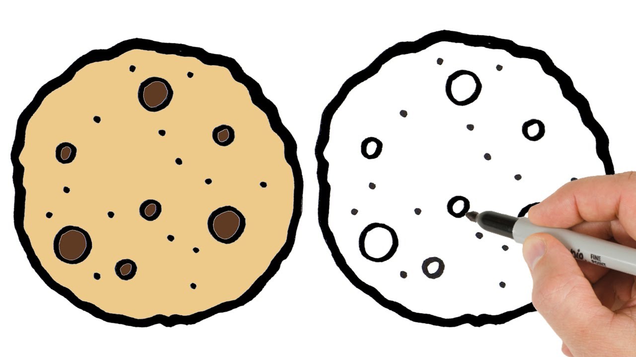 How to Draw  Cookie | Super Easy Step-by-Step Tutorial!