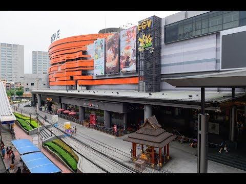 [4K] Walking inside "Seacon Bangkae" shopping mall from new MRT station, Bangkok