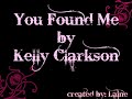 You Found Me de Kelly Clarkson