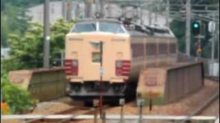 preview picture of video '2012 6 27 特急こうのとり8号道場駅通過'