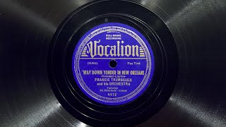 Way Down Yonder in New Orleans • Frank Trumbauer and His Orchestra (EMG Mark Xb Oversize Gramophone)