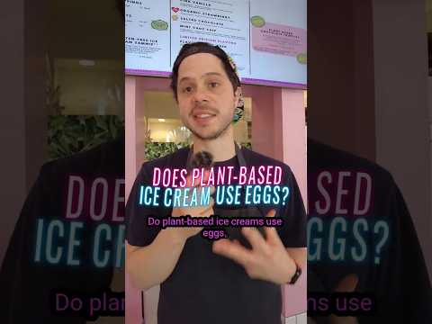 Does Plant-Based and Vegan Ice Cream contain EGGS ⁉️ #vegan #plantbased #icecream #veganicecream