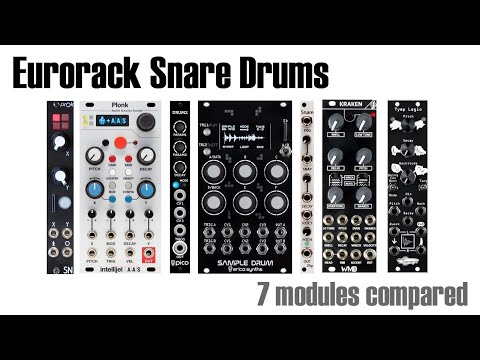 Snare Drums - 7 eurorack modules compared